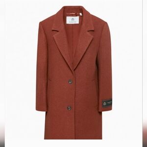 Artizia Babaton The NEWSON 100% Wool Women's Rust Coat